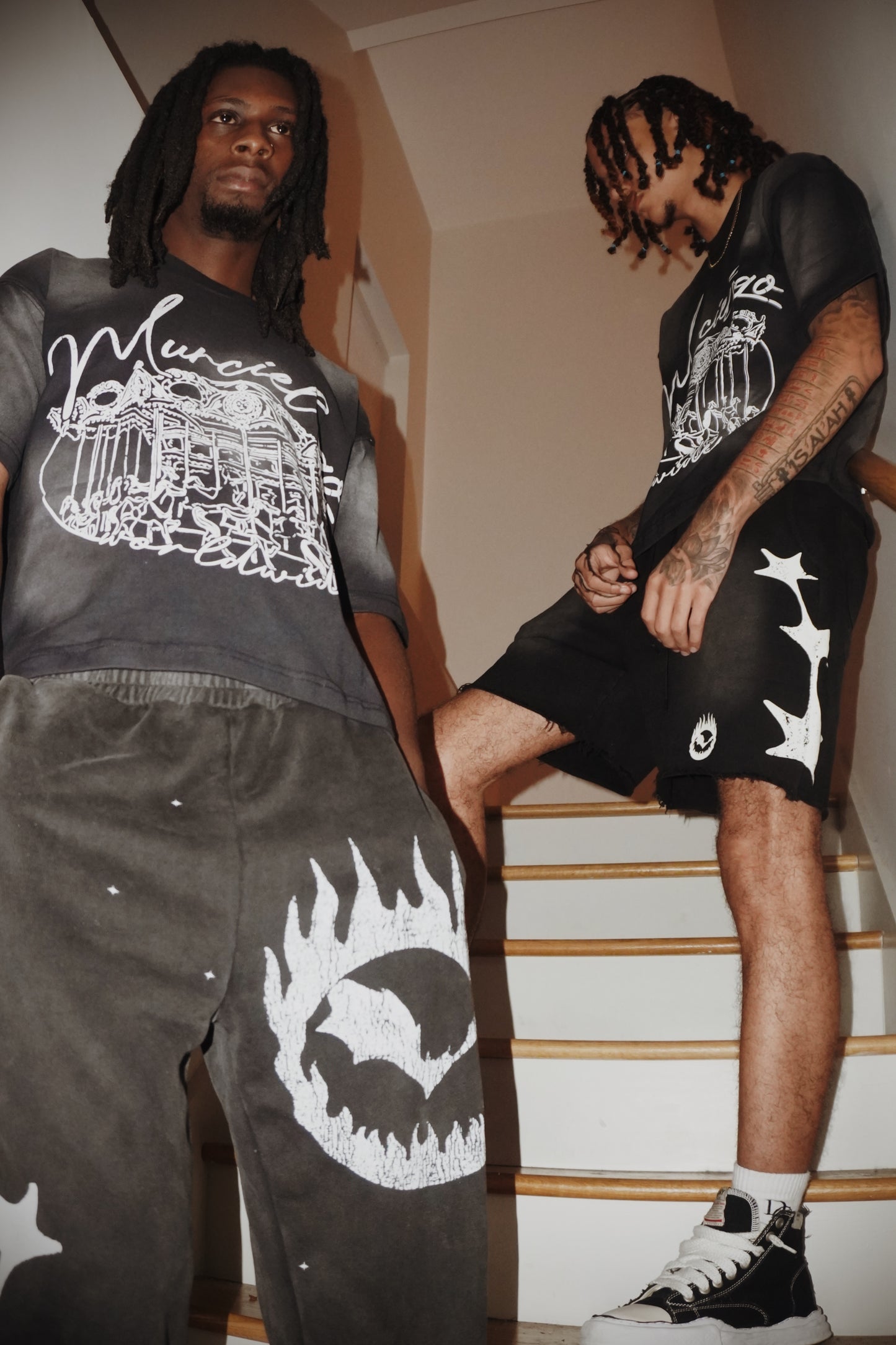 Murcielago “Interstellar” Stonewash Shorts