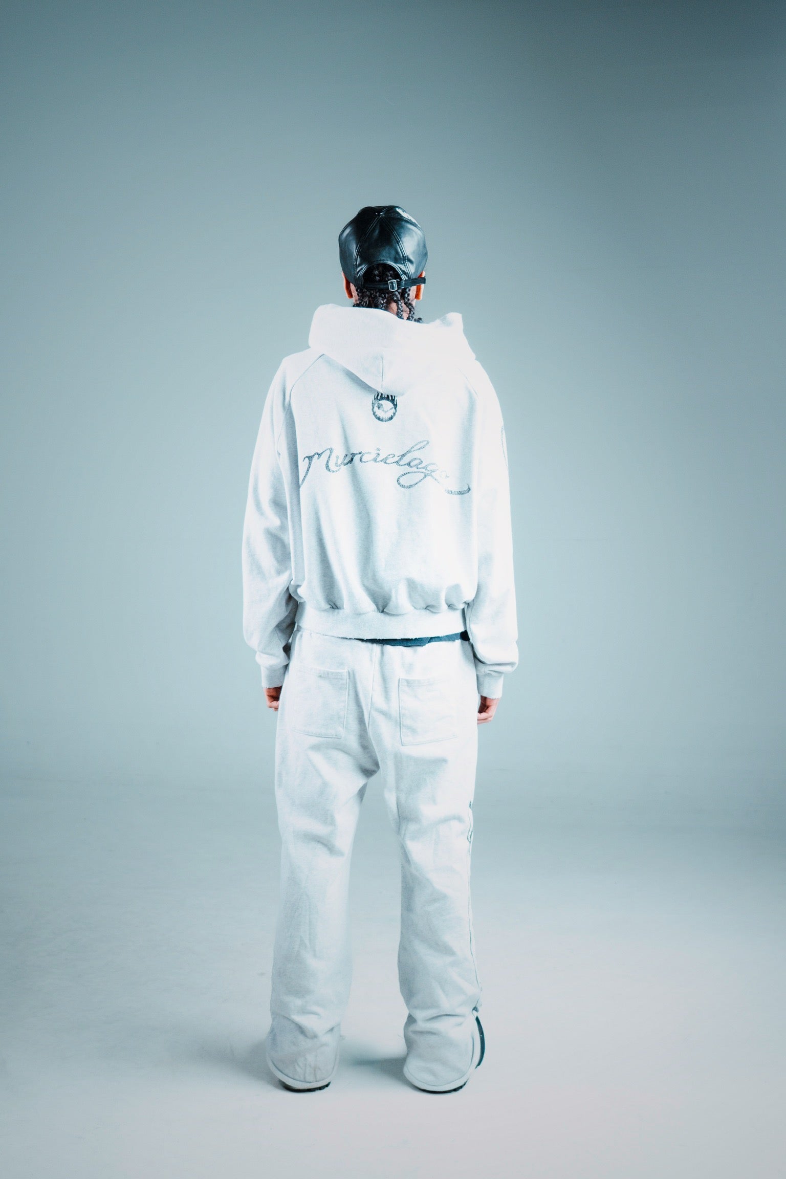 Light Heather Grey 'Murci' Zip-Up Hoodie