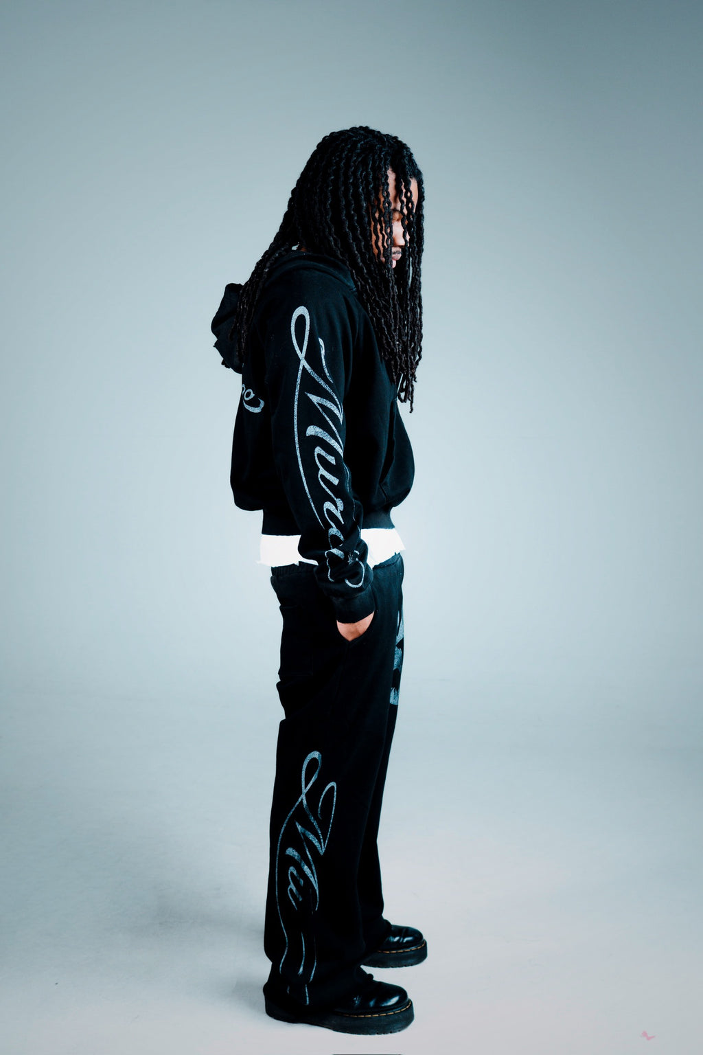 Black 'Murci' Bootcut Pant