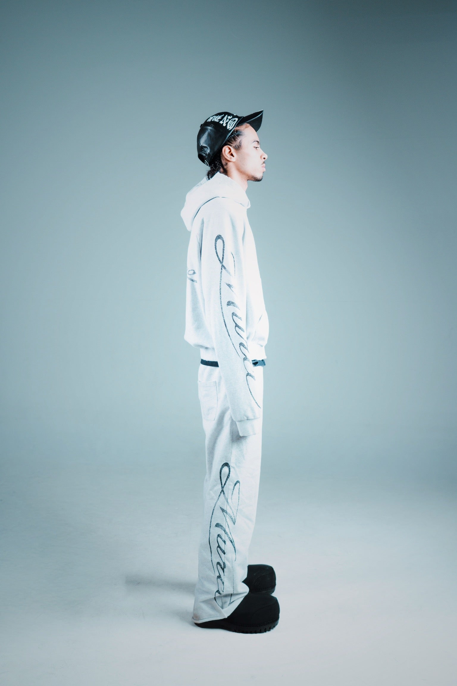 Light Heather Grey 'Murci' Bootcut Pant