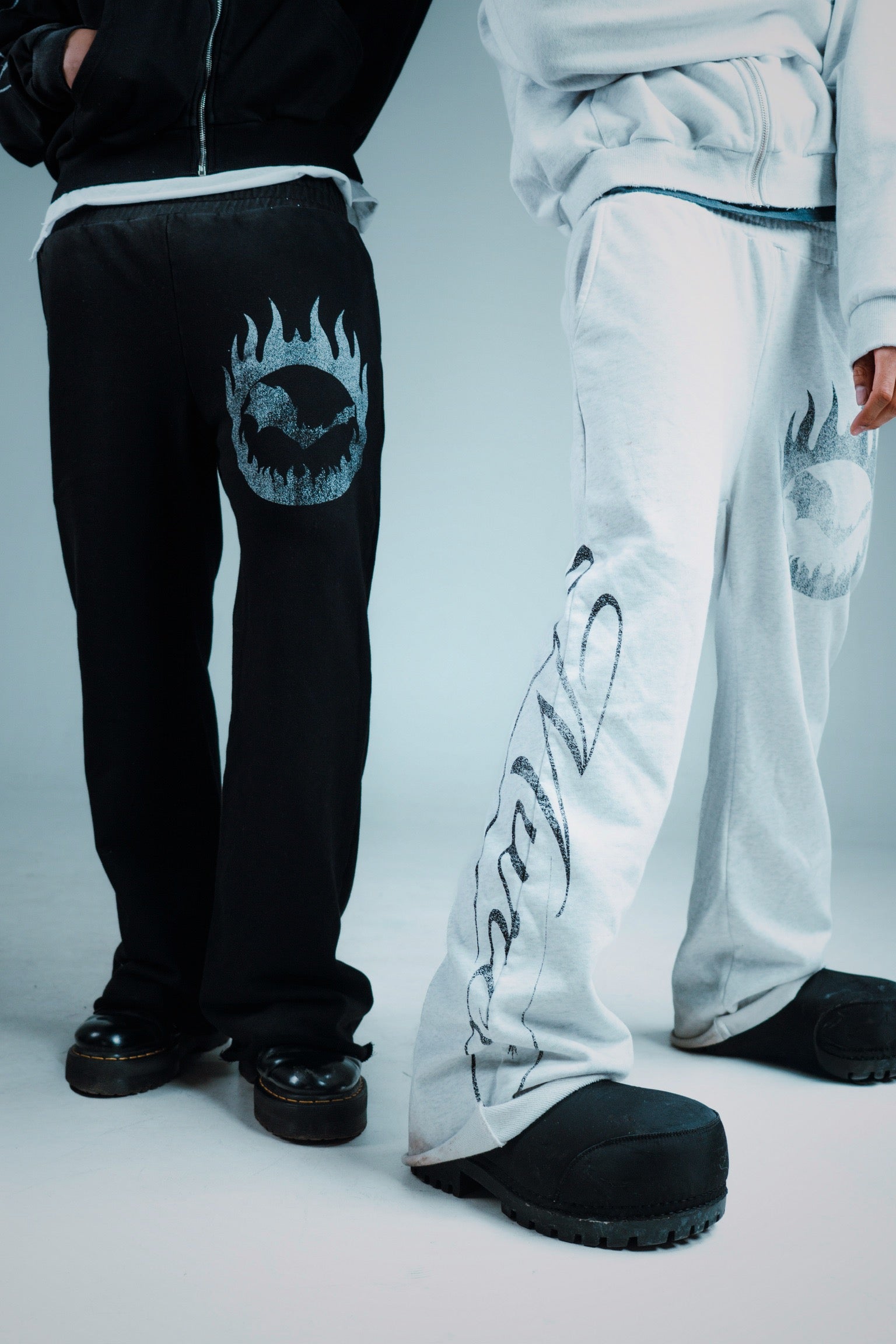 Light Heather Grey 'Murci' Bootcut Pant