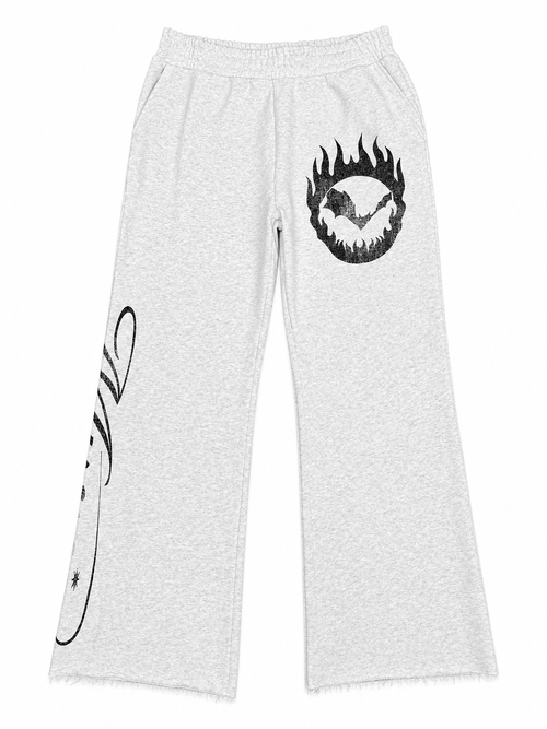 Light Heather Grey 'Murci' Bootcut Pant